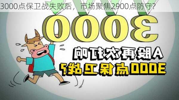 3000点保卫战失败后，市场聚焦2900点防守?