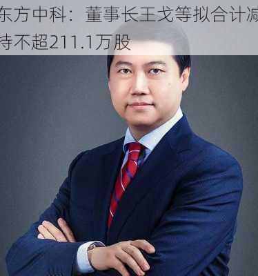 东方中科：董事长王戈等拟合计减持不超211.1万股