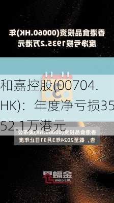 和嘉控股(00704.HK)：年度净亏损3552.1万港元