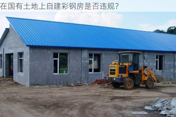 在国有土地上自建彩钢房是否违规？