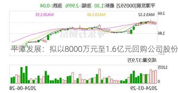 平潭发展：拟以8000万元至1.6亿元回购公司股份