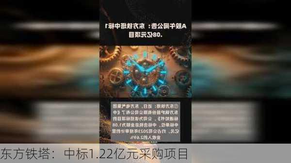 东方铁塔：中标1.22亿元采购项目