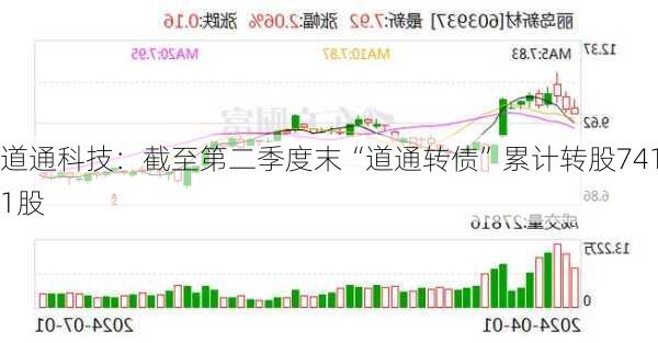 道通科技：截至第二季度末“道通转债”累计转股7411股