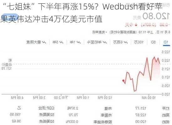 “七姐妹”下半年再涨15%？Wedbush看好苹果英伟达冲击4万亿美元市值