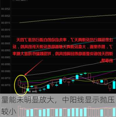 量能未明显放大，中阳线显示抛压较小