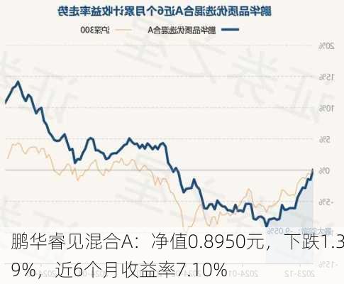 鹏华睿见混合A：净值0.8950元，下跌1.39%，近6个月收益率7.10%