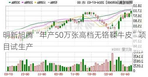 明新旭腾“年产50万张高档无铬鞣牛皮”项目试生产