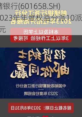 邮储银行(601658.SH)：2023年年度权益分派10派2.6元