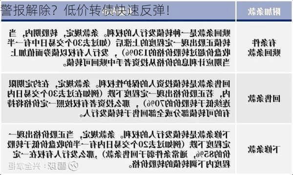 警报解除？低价转债快速反弹！