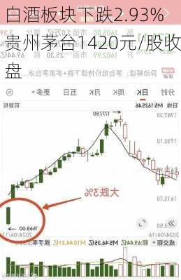 白酒板块下跌2.93% 贵州茅台1420元/股收盘