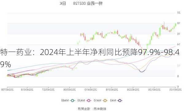 特一药业：2024年上半年净利同比预降97.9%-98.49%