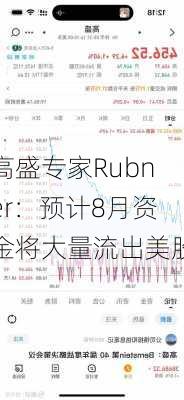 高盛专家Rubner：预计8月资金将大量流出美股