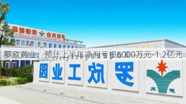 罗欣药业：预计上半年净利亏损6000万元-1.2亿元