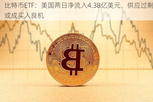 比特币ETF：美国两日净流入4.38亿美元，供应过剩或成买入良机