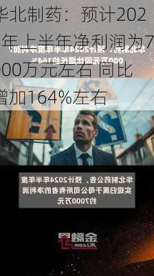 华北制药：预计2024年上半年净利润为7000万元左右 同比增加164%左右