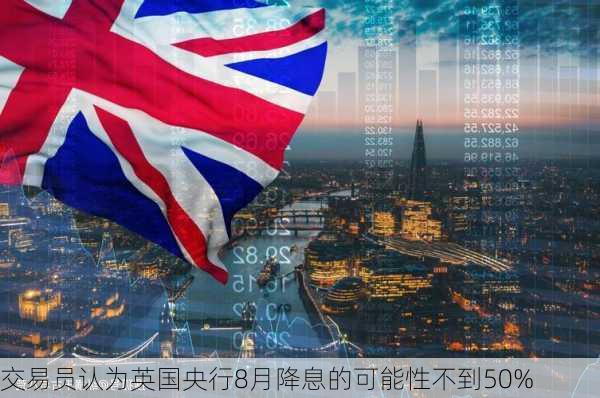 交易员认为英国央行8月降息的可能性不到50%