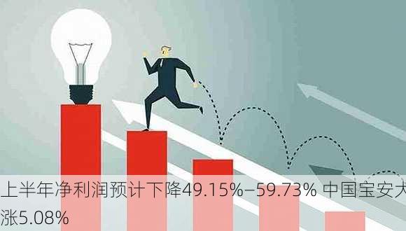 上半年净利润预计下降49.15%―59.73% 中国宝安大涨5.08%