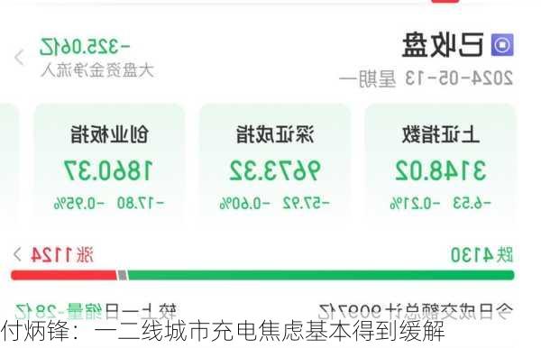 付炳锋：一二线城市充电焦虑基本得到缓解