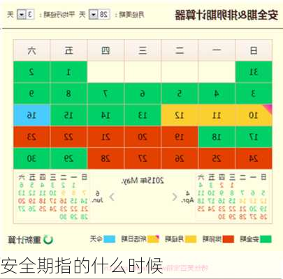 安全期指的什么时候
