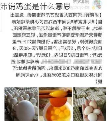 滞销鸡蛋是什么意思