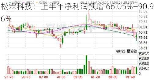 松霖科技：上半年净利润预增 66.05%―90.96%