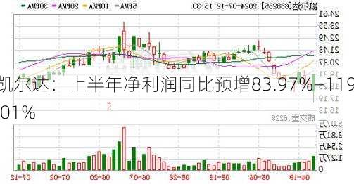 凯尔达：上半年净利润同比预增83.97%―119.01%