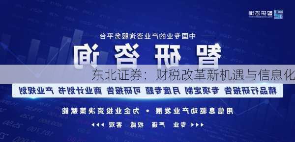 东北证券：财税改革新机遇与信息化