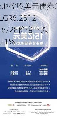 绿地控股美元债券GRNLGR6.2512/16/28价格下跌2.21%