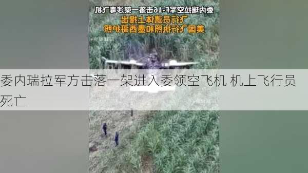 委内瑞拉军方击落一架进入委领空飞机 机上飞行员死亡