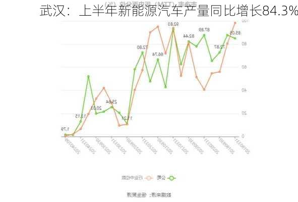 武汉：上半年新能源汽车产量同比增长84.3%