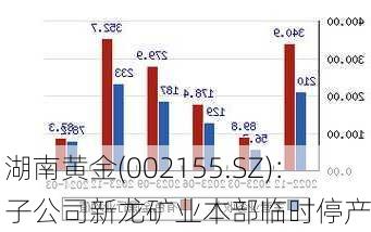 湖南黄金(002155.SZ)：子公司新龙矿业本部临时停产