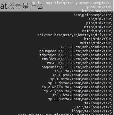at账号是什么