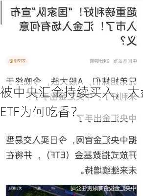 被中央汇金持续买入，大盘ETF为何吃香？