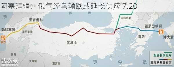 阿塞拜疆：俄气经乌输欧或延长供应 7.20