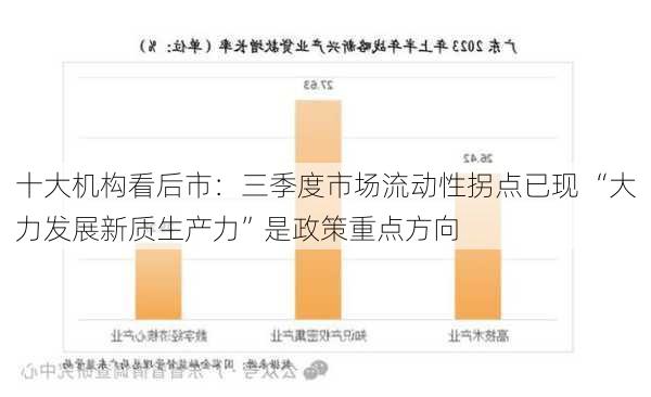 十大机构看后市：三季度市场流动性拐点已现 “大力发展新质生产力”是政策重点方向