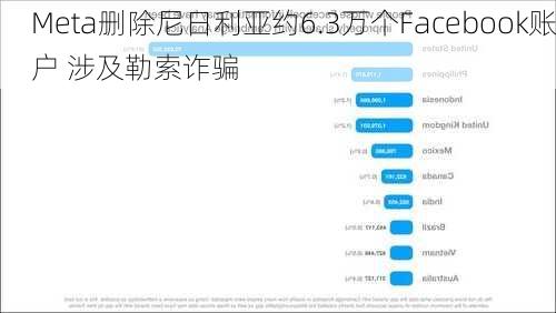 Meta删除尼日利亚约6.3万个Facebook账户 涉及勒索诈骗