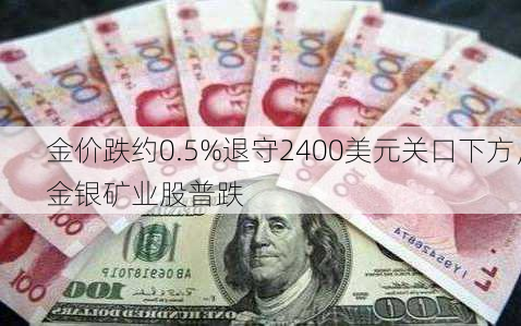 金价跌约0.5%退守2400美元关口下方，金银矿业股普跌