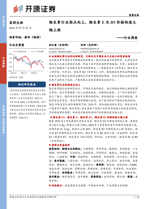 开源证券：看好蛋氨酸、维生素等行业供需逐步改善