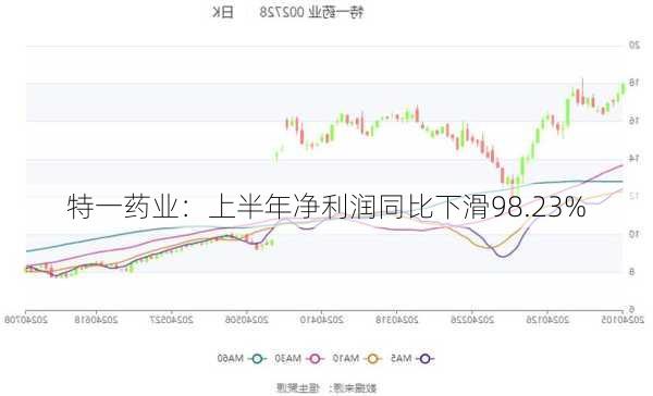 特一药业：上半年净利润同比下滑98.23%