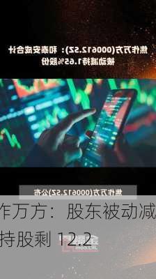 焦作万方：股东被动减持 持股剩 12.20%