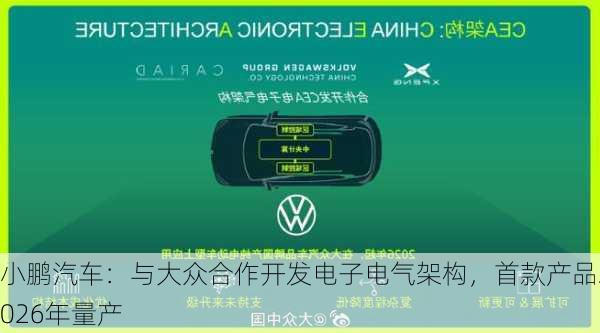 小鹏汽车：与大众合作开发电子电气架构，首款产品2026年量产