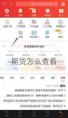 期货怎么查看