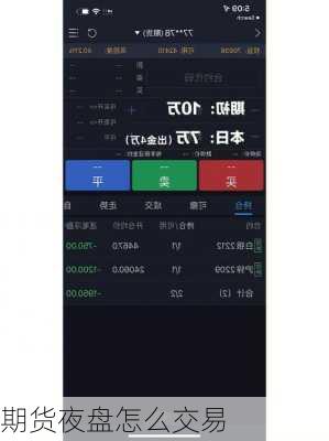 期货夜盘怎么交易