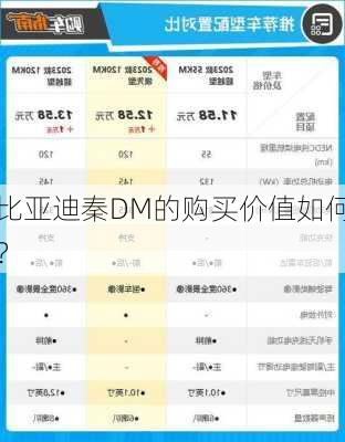 比亚迪秦DM的购买价值如何？