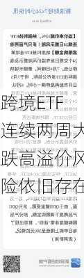 跨境ETF连续两周大跌高溢价风险依旧存在