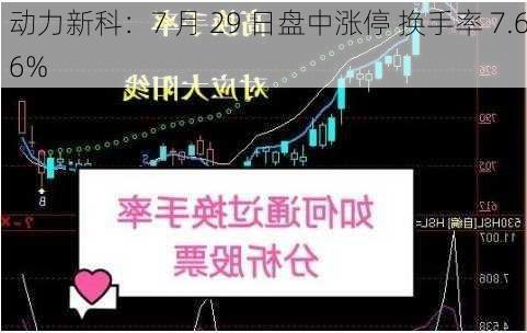 动力新科：7 月 29 日盘中涨停 换手率 7.66%