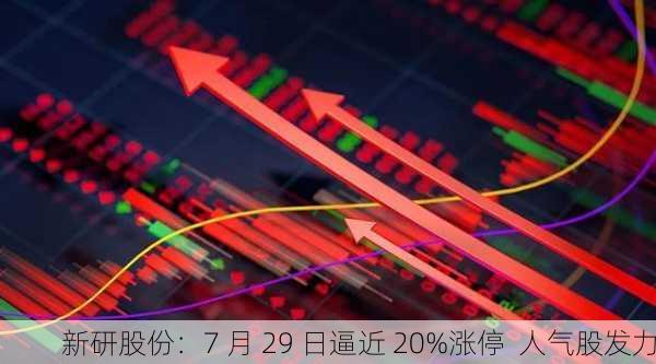 新研股份：7 月 29 日逼近 20%涨停  人气股发力