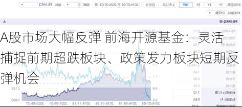 A股市场大幅反弹 前海开源基金：灵活捕捉前期超跌板块、政策发力板块短期反弹机会