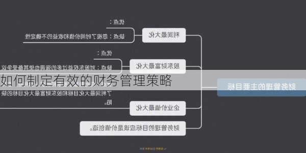 如何制定有效的财务管理策略