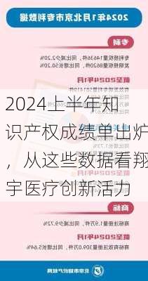 2024上半年知识产权成绩单出炉，从这些数据看翔宇医疗创新活力